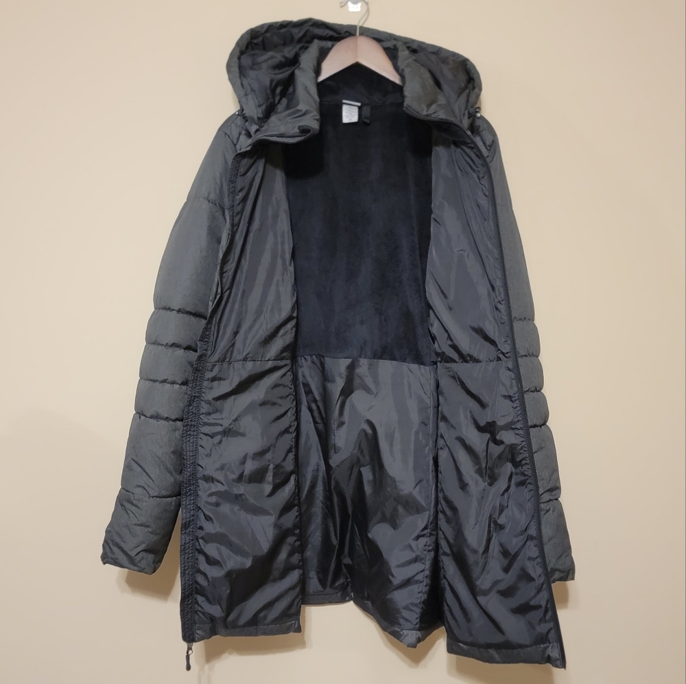 Champion Women's Long Black Puffer Coat XXL - Picture 2 of 8